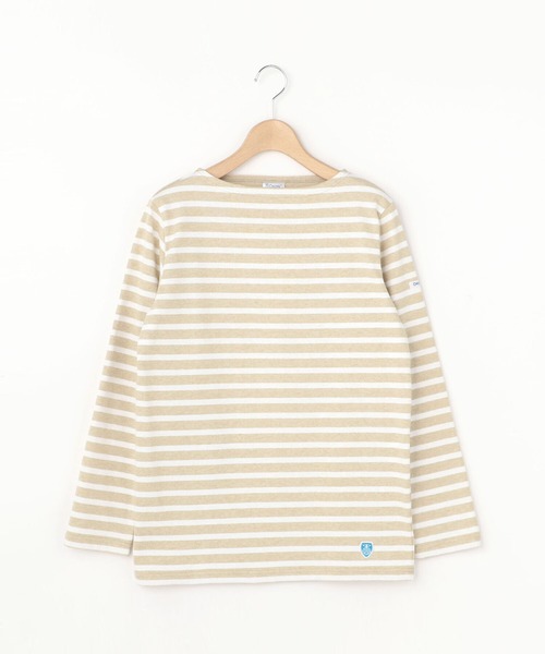 ORCIVAL（オーシバル）の「◇【ORCIVAL】コットンロードフレンチバスクシャツ STRIPE WOMEN（Tシャツ/カットソー・レディース・ブラック系その他/E/F/Navy/B/グレー系その他/A/D/C/Nat/G/I/H・0/1/2）」の6枚目の写真