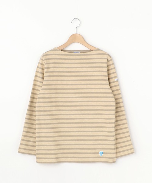 ORCIVAL（オーシバル）の「◇【ORCIVAL】コットンロードフレンチバスクシャツ STRIPE WOMEN（Tシャツ/カットソー・レディース・ブラック系その他/E/F/Navy/B/グレー系その他/A/D/C/Nat/G/I/H・0/1/2）」の9枚目の写真