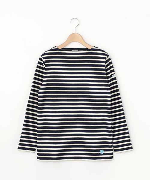 ORCIVAL（オーシバル）の「◇【ORCIVAL】コットンロードフレンチバスクシャツ STRIPE WOMEN（Tシャツ/カットソー・レディース・ブラック系その他/E/F/Navy/B/グレー系その他/A/D/C/Nat/G/I/H・0/1/2）」の12枚目の写真