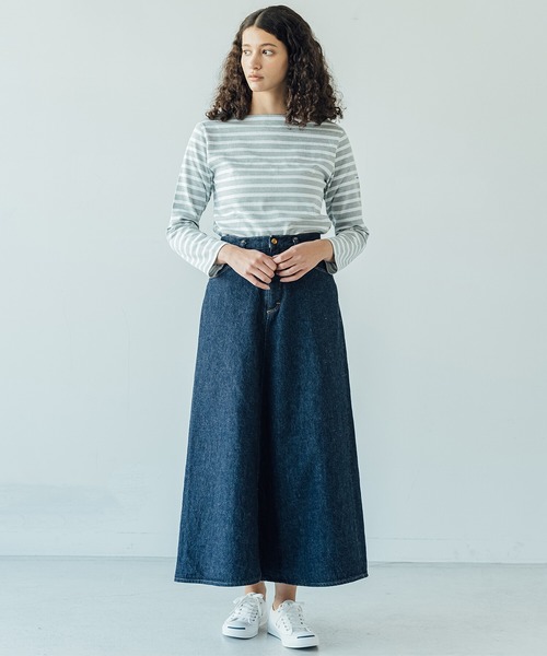 ORCIVAL（オーシバル）の「◇【ORCIVAL】コットンロードフレンチバスクシャツ STRIPE WOMEN（Tシャツ/カットソー・レディース・ブラック系その他/E/F/Navy/B/グレー系その他/A/D/C/Nat/G/I/H・0/1/2）」の20枚目の写真