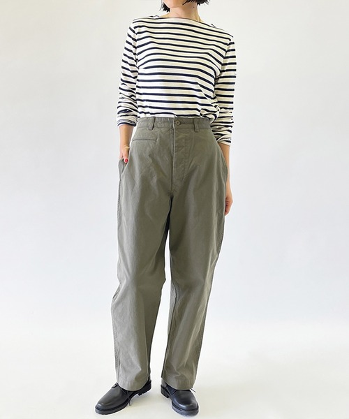 ORCIVAL（オーシバル）の「◇【ORCIVAL】コットンロードフレンチバスクシャツ STRIPE WOMEN（Tシャツ/カットソー・レディース・ブラック系その他/E/F/Navy/B/グレー系その他/A/D/C/Nat/G/I/H・0/1/2）」の16枚目の写真