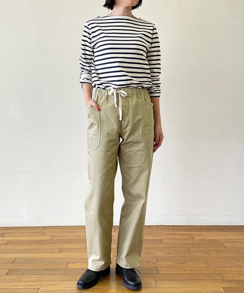 ORCIVAL（オーシバル）の「◇【ORCIVAL】コットンロードフレンチバスクシャツ STRIPE WOMEN（Tシャツ/カットソー・レディース・ブラック系その他/E/F/Navy/B/グレー系その他/A/D/C/Nat/G/I/H・0/1/2）」の17枚目の写真