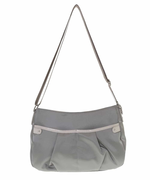 MK MICHEL KLEIN（エムケーミッシェルクラン）の「【撥水】タックデザインショルダー（ショルダーバッグ・レディース・モカ/カーキ/グレー/キナリ/ベージュ・00）」の21枚目の写真