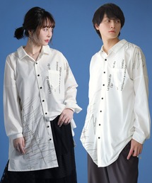 osharewalker | 『アシメデザインプリントシャツ』(シャツ/ブラウス)