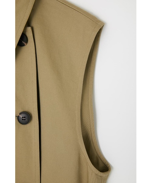 moussy / sleeveless trench コート MOUSSY（マウジー）の「SLEEVELESS TRENCH コート（トレンチ