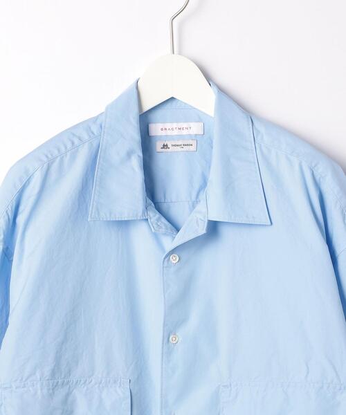 BRACTMENT（ブラクトメント）の「[ ブラクトメント ] BRACTMENT トーマスメイソン ルーズ ワイド シャツ（シャツ/ブラウス・メンズ・コバルトブルー/ホワイト・36/40/38）」の3枚目の写真