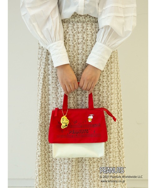 earth music&ecology（アースミュージックアンドエコロジー）の「【WEB限定】PEANUTSハウスバッグ ＊（ハンドバッグ・レディース・レッド・FREE）」の3枚目の写真