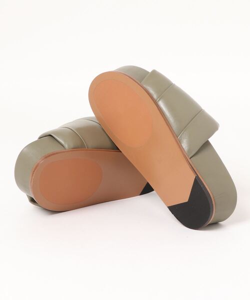 JOURNAL STANDARD（ジャーナルスタンダード）の「【JVAM / ジェイ ヴィー エー エム】TALL FOOTBED SLIDERS：サンダル◆（サンダル・レディース・ブラック/カーキ・38/39/36/37）」の3枚目の写真