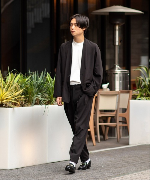 EDIFICE（エディフィス）の「ツープリーツ バルーン パンツ（その他パンツ・メンズ・ブラック/ベージュ系その他・SMALL/MEDIUM/LARGE）」の10枚目の写真