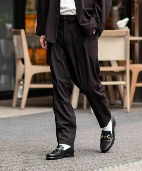 EDIFICE（エディフィス）の「ツープリーツ バルーン パンツ（その他パンツ・メンズ・ブラック/ベージュ系その他・SMALL/MEDIUM/LARGE）」の11枚目の写真