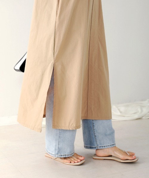 Bou Jeloud（ブージュルード）の「Vネックセンターラインサックワンピース（ワンピース・レディース・ブラック/ベージュ/アイボリー・FREE）」の15枚目の写真