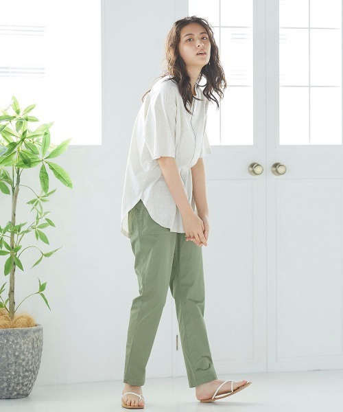 LIPSTAR(リップスター)の「ストレッチツイルカーゴポケットパンツ(その他パンツ・レディース・ブラック/ベージュ/カーキ/ピンク・S/M)」の6枚目の写真