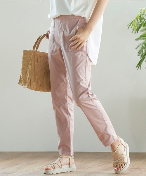 LIPSTAR(リップスター)の「ストレッチツイルカーゴポケットパンツ(その他パンツ・レディース・ブラック/ベージュ/カーキ/ピンク・S/M)」の11枚目の写真