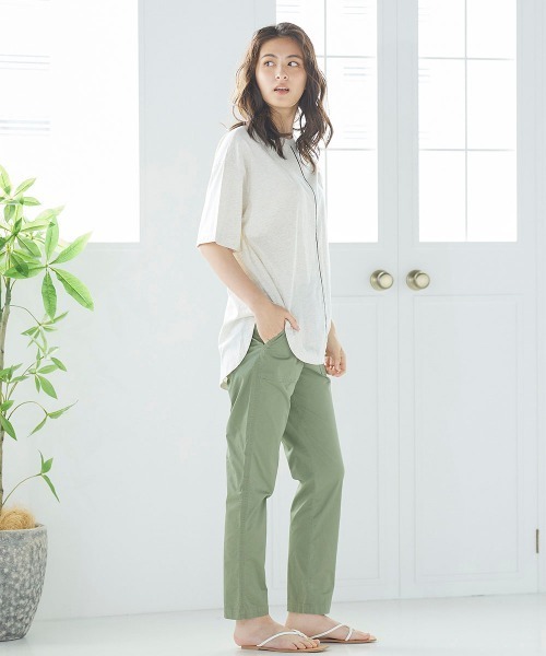 LIPSTAR(リップスター)の「ストレッチツイルカーゴポケットパンツ(その他パンツ・レディース・ブラック/ベージュ/カーキ/ピンク・S/M)」の7枚目の写真