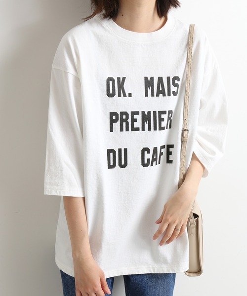 ONIT x SLOBE IENA別注 BIG TEE ※Tシャツのみ 2枚セット》Plus by ONIT/オニット SLOBE別注 BIG TEE レギンス
