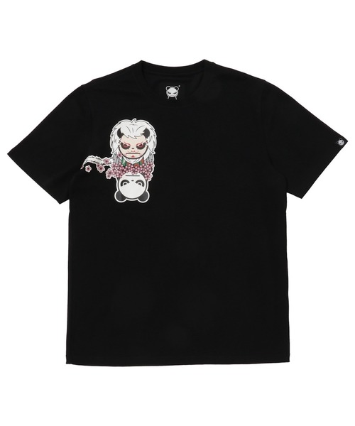 HIPANDA ハイパンダ メンズ 歌舞伎プリント 半袖Tシャツ(Tシャツ/カットソー)|HIPANDA(ハイパンダ)