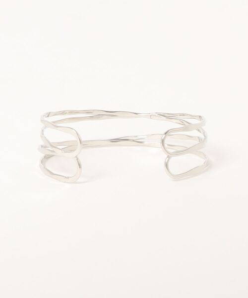 ROPE' PICNIC（ロペピクニック）の「ダブルクロスバングル（バングル/リストバンド・レディース・シルバー/ゴールド・FREE）」の3枚目の写真