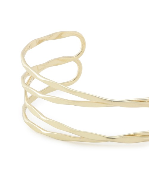 ROPE' PICNIC（ロペピクニック）の「ダブルクロスバングル（バングル/リストバンド・レディース・シルバー/ゴールド・FREE）」の6枚目の写真