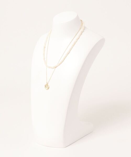 Bab（バブ）の「【WEB限定】コインモチーフパールネックレス（ネックレス・レディース・ゴールド/シルバー・ONESIZE）」の9枚目の写真