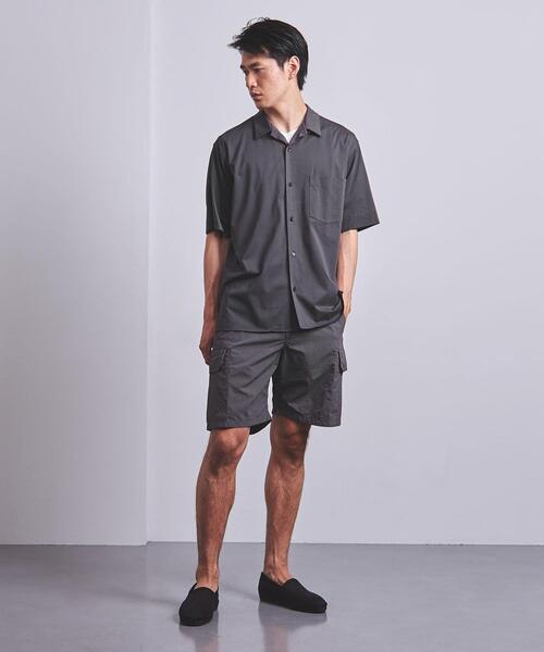 UNITED ARROWS（ユナイテッドアローズ）の「＜UNITED ARROWS＞ スムース オープンカラーシャツ（シャツ/ブラウス・メンズ・オフホワイト/オリーブ/ダークグレー/ダークブラウン/ライム/ライトグレー・SMALL/MEDIUM/X-LARGE/LARGE）」の19枚目の写真
