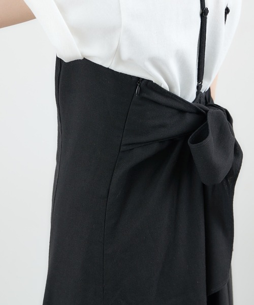 natural couture（ナチュラルクチュール）の「【WEB限定】リネン混バックリボン大人ワンピース（ワンピース・レディース・ブラック/ベージュ/レッド系その他/ライトベージュ・MEDIUM/LARGE）」の21枚目の写真