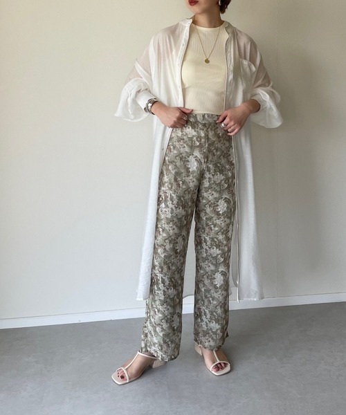 y/m by misato（イムバイミサト）の「カットリブアメスリタンクトップ（タンクトップ・レディース・ブラック/ベージュ/オフホワイト・FREE）」の14枚目の写真