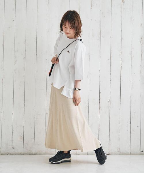 KELTY(ケルティ)の「【WEB限定復刻】KELTY(ケルティ)別注スリットTシャツ#(Tシャツ/カットソー・レディース・ベージュ/ホワイト/オリーブ・FREE)」の10枚目の写真