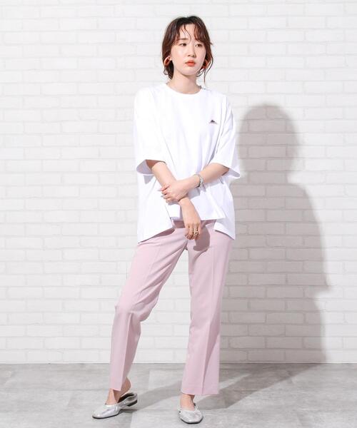 KELTY(ケルティ)の「【WEB限定復刻】KELTY(ケルティ)別注スリットTシャツ#(Tシャツ/カットソー・レディース・ベージュ/ホワイト/オリーブ・FREE)」の7枚目の写真