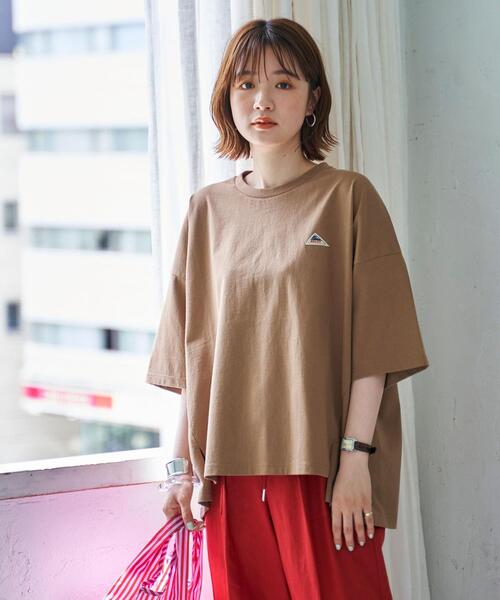 KELTY(ケルティ)の「【WEB限定復刻】KELTY(ケルティ)別注スリットTシャツ#(Tシャツ/カットソー・レディース・ベージュ/ホワイト/オリーブ・FREE)」の19枚目の写真