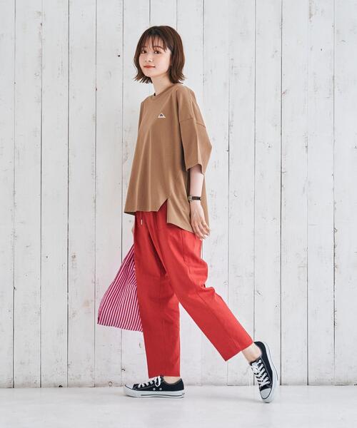 KELTY(ケルティ)の「【WEB限定復刻】KELTY(ケルティ)別注スリットTシャツ#(Tシャツ/カットソー・レディース・ベージュ/ホワイト/オリーブ・FREE)」の4枚目の写真