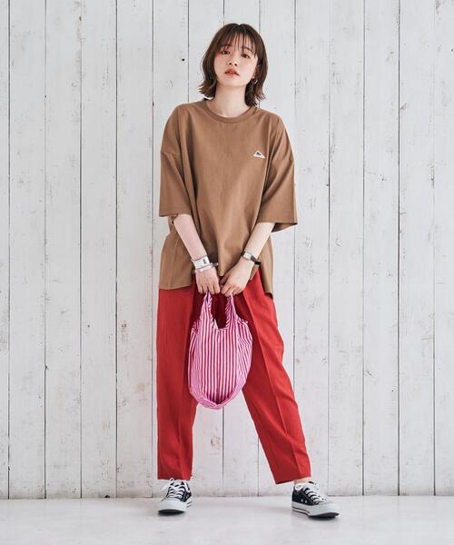 KELTY(ケルティ)の「【WEB限定復刻】KELTY(ケルティ)別注スリットTシャツ#(Tシャツ/カットソー・レディース・ベージュ/ホワイト/オリーブ・FREE)」の11枚目の写真