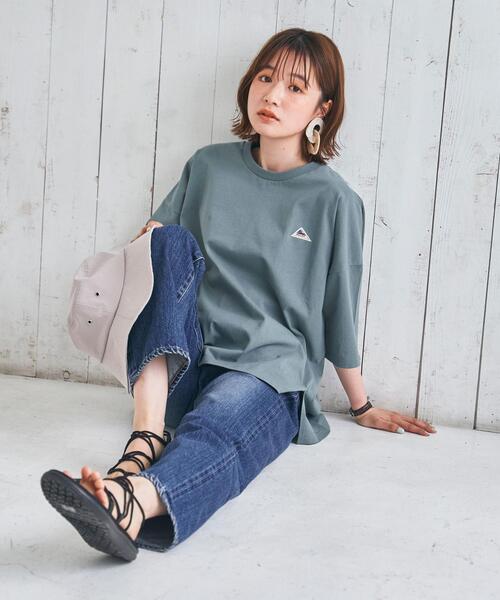 KELTY(ケルティ)の「【WEB限定復刻】KELTY(ケルティ)別注スリットTシャツ#(Tシャツ/カットソー・レディース・ベージュ/ホワイト/オリーブ・FREE)」の8枚目の写真