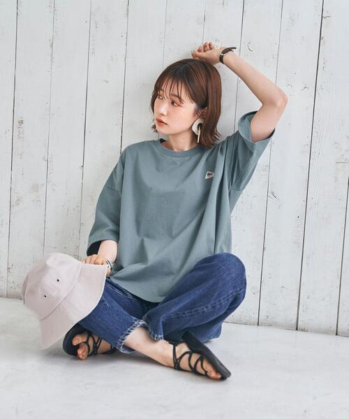 KELTY(ケルティ)の「【WEB限定復刻】KELTY(ケルティ)別注スリットTシャツ#(Tシャツ/カットソー・レディース・ベージュ/ホワイト/オリーブ・FREE)」の20枚目の写真