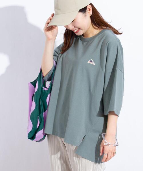 KELTY(ケルティ)の「【WEB限定復刻】KELTY(ケルティ)別注スリットTシャツ#(Tシャツ/カットソー・レディース・ベージュ/ホワイト/オリーブ・FREE)」の12枚目の写真