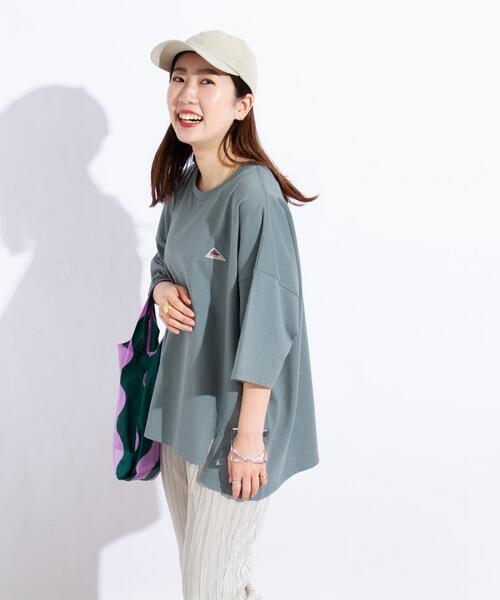 KELTY(ケルティ)の「【WEB限定復刻】KELTY(ケルティ)別注スリットTシャツ#(Tシャツ/カットソー・レディース・ベージュ/ホワイト/オリーブ・FREE)」の18枚目の写真