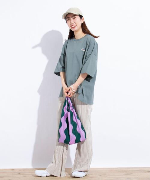 KELTY(ケルティ)の「【WEB限定復刻】KELTY(ケルティ)別注スリットTシャツ#(Tシャツ/カットソー・レディース・ベージュ/ホワイト/オリーブ・FREE)」の21枚目の写真
