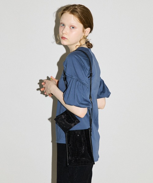 PUBLIC TOKYO（パブリックトウキョウ）の「メッシュ2WAYサコッシュバッグ（ショルダーバッグ・レディース・ブラウン/ピンク/ブラック・FREE）」の4枚目の写真