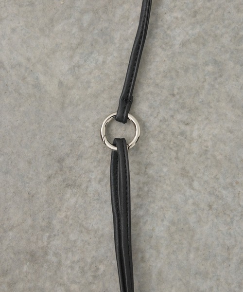 PUBLIC TOKYO（パブリックトウキョウ）の「メッシュ2WAYサコッシュバッグ（ショルダーバッグ・レディース・ブラウン/ピンク/ブラック・FREE）」の14枚目の写真