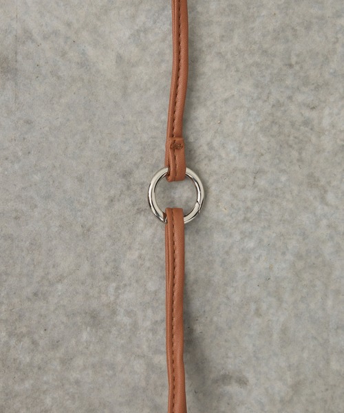 PUBLIC TOKYO（パブリックトウキョウ）の「メッシュ2WAYサコッシュバッグ（ショルダーバッグ・レディース・ブラウン/ピンク/ブラック・FREE）」の22枚目の写真