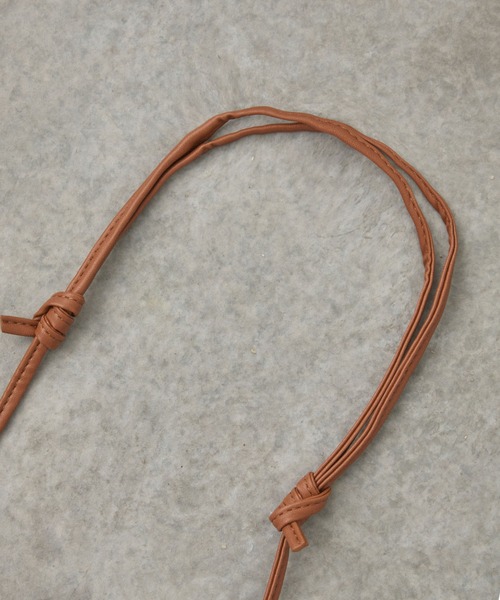 PUBLIC TOKYO（パブリックトウキョウ）の「メッシュ2WAYサコッシュバッグ（ショルダーバッグ・レディース・ブラウン/ピンク/ブラック・FREE）」の21枚目の写真