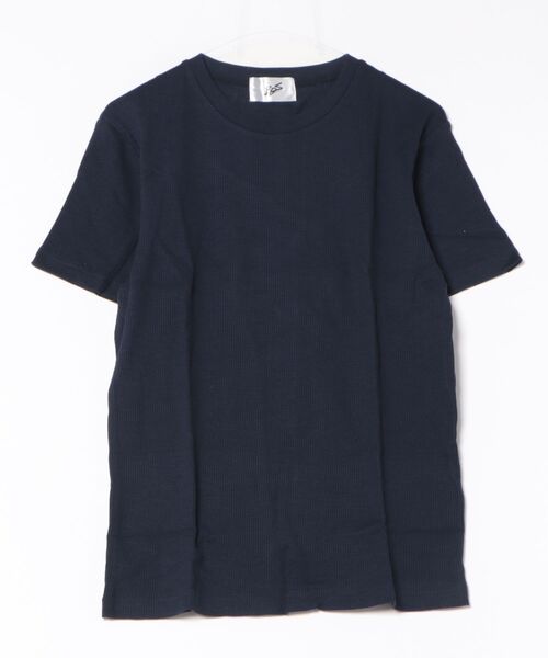 Bling Leads(ブリングリーズ)の「21/- サーマル クルーネック 半袖 Tシャツ(Tシャツ/カットソー・メンズ・ブラック/ライトピンク/グレー/ネイビー/サックスブルー/ホワイト/カーキ・M/L/XL)」の5枚目の写真