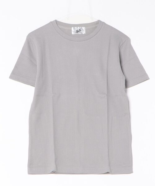 Bling Leads(ブリングリーズ)の「21/- サーマル クルーネック 半袖 Tシャツ(Tシャツ/カットソー・メンズ・ブラック/ライトピンク/グレー/ネイビー/サックスブルー/ホワイト/カーキ・M/L/XL)」の1枚目の写真