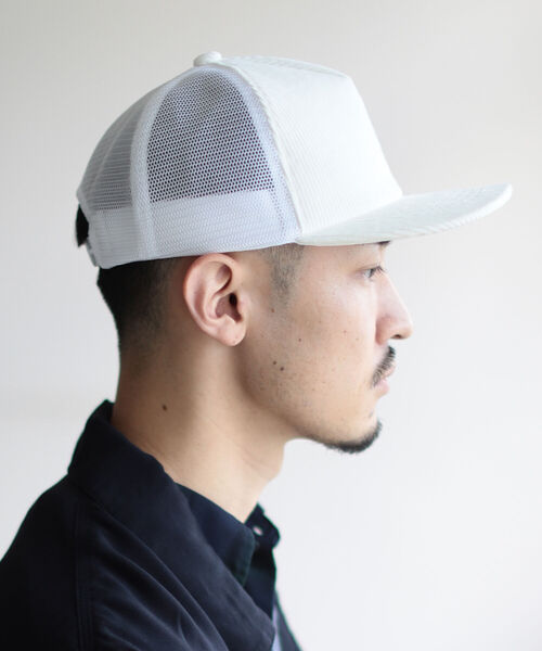 BEAMS（ビームス）の「BEAMS / メッシュ キャップ（キャップ・メンズ・ブラック/ホワイト/ベージュ/ネイビー・ONE SIZE）」の5枚目の写真