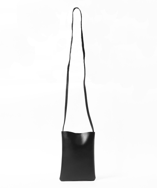 ROOPTOKYO（ループトウキョウ）の「ネックポーチ スクエアミニショルダーバッグ スマホケース ポシェット レザーショルダー サコッシュ（ショルダーバッグ・メンズ・ブラック/ベージュ・ONE SIZE）」の15枚目の写真