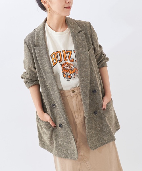 R'IAM】ミニツィードジャケット◇