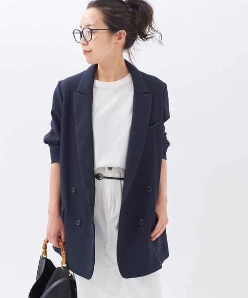 plage(プラージュ)の「【R’IAM】ミニツィードジャケット◆(テーラードジャケット・レディース・ブラック/ネイビー・38/36)」の6枚目の写真