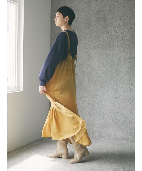 armonia(アルモニーア)の「armonia・ティアードキャミワンピース*(ワンピース・レディース・レッド/カーキ/マスタード・FREE)」の18枚目の写真