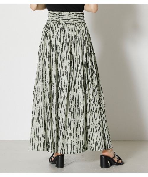 AZUL by moussy（アズールバイマウジー）の「RELAX GATHER SKIRT/リラックスギャザースカート（スカート・レディース・ターコイズブルー/ベージュ系その他/ブラウン/ベージュ/グリーン系その他2・MEDIUM/SMALL）」の19枚目の写真