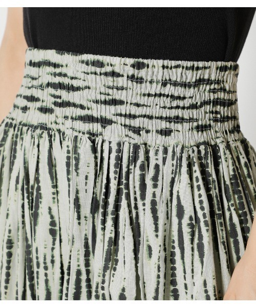 AZUL by moussy（アズールバイマウジー）の「RELAX GATHER SKIRT/リラックスギャザースカート（スカート・レディース・ターコイズブルー/ベージュ系その他/ブラウン/ベージュ/グリーン系その他2・MEDIUM/SMALL）」の20枚目の写真