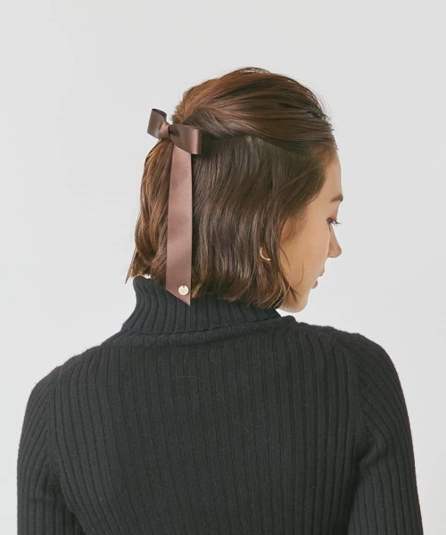 ヘアアクセサリー Chapeau d' O Rose Ribbon Barrette Chapeau d' O Rose Ribbon Barrette / シャポードオー（バレッタ